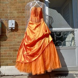 Prom Dress burnt orange